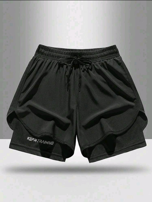 Short deportivos color negro de licra